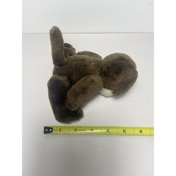 Bulldog 5.25 Sitty Plush Puppy Dog Brown Cream no tags - Picture 6 of 6